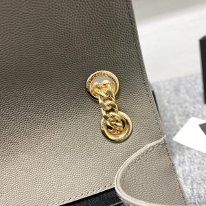 YSL  Envelope Medium Bag In Mix Matelasse Grain  De Poudre Embossed Leather
