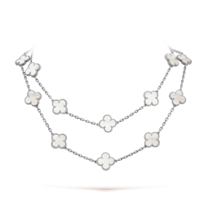 Van Cleef & Arpels Vintage Alhambra long necklace, 20 motifs
