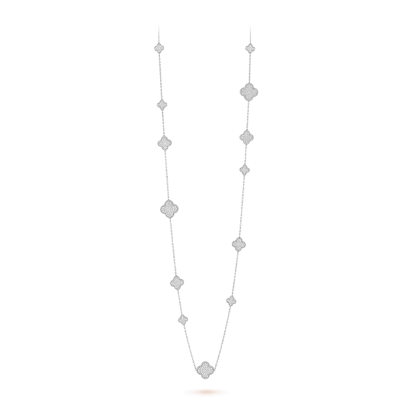 Van Cleef & Arpels Magic Alhambra long necklace, 16 motifs