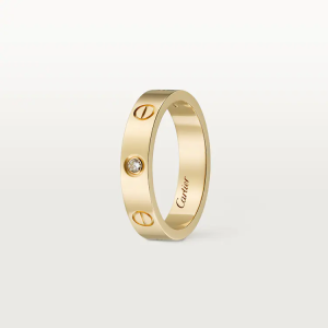 CARTIER LOVE WEDDING BAND, 1 DIAMOND