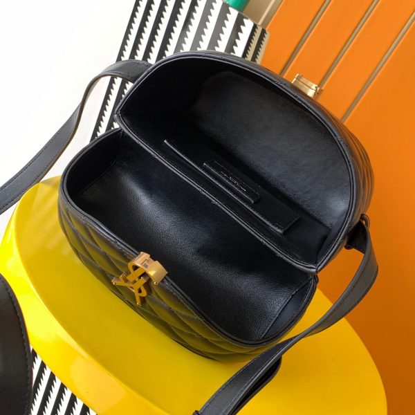 YSL JUNE BOX BAG IN QUILTED LAMBSKIN