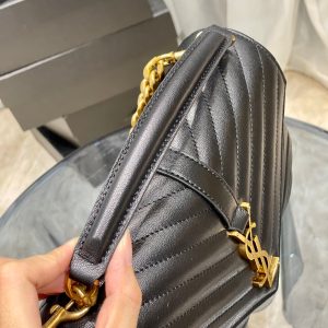 YSL College Medium Quilted leather Bag