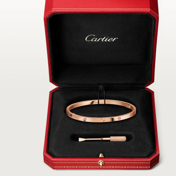 CARTIER LOVE BRACELET, SMALL MODEL, 6 DIAMONDS