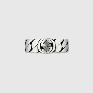 GUCCI WIDE INTERLOCKING RING