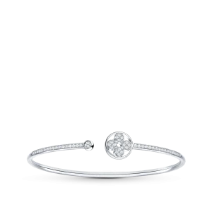 Louis Vuitton Idylle Blossom Twist Bracelet, White Gold And Diamonds