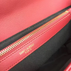 YSL College Large Quilted Leather Bag
