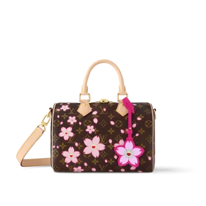 Louis Vuitton LV X TM Monogram Cherry Blossom Speedy Bandoulière 25 M14174