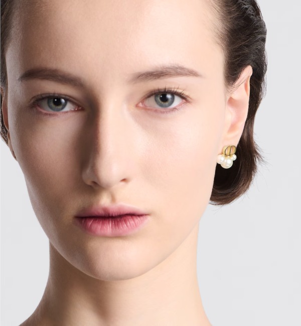 DIOR Triptyque Mini Stud Earrings