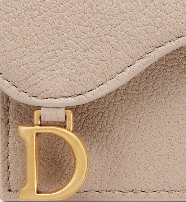 DIOR Saddle Bloom Card Holder