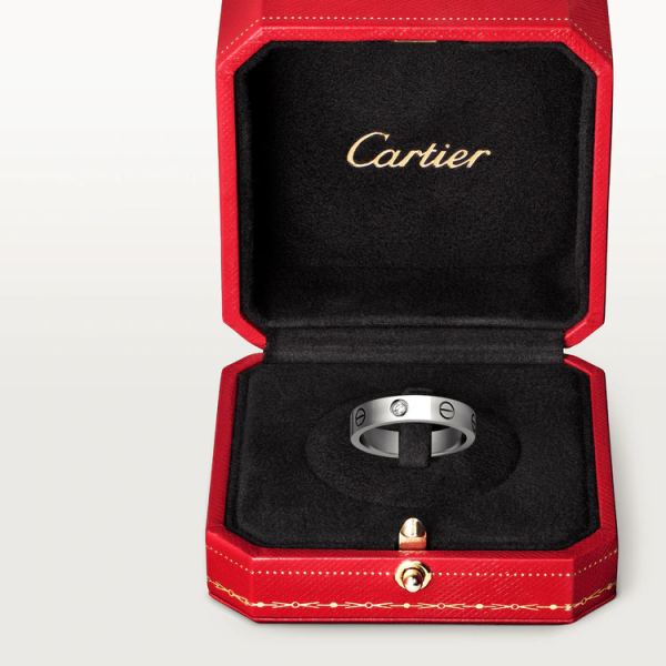 CARTIER LOVE WEDDING BAND, 1 DIAMOND