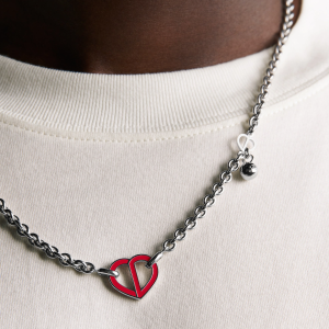 DIOR CD Heart Necklace