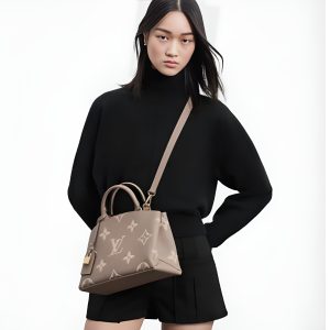 Louis Vuitton Empreinte Monogram Giant Petit Palais Tourterelle Creme