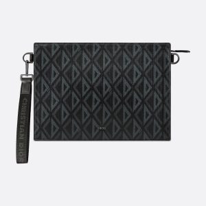 DIOR A5 Triangle Pouch