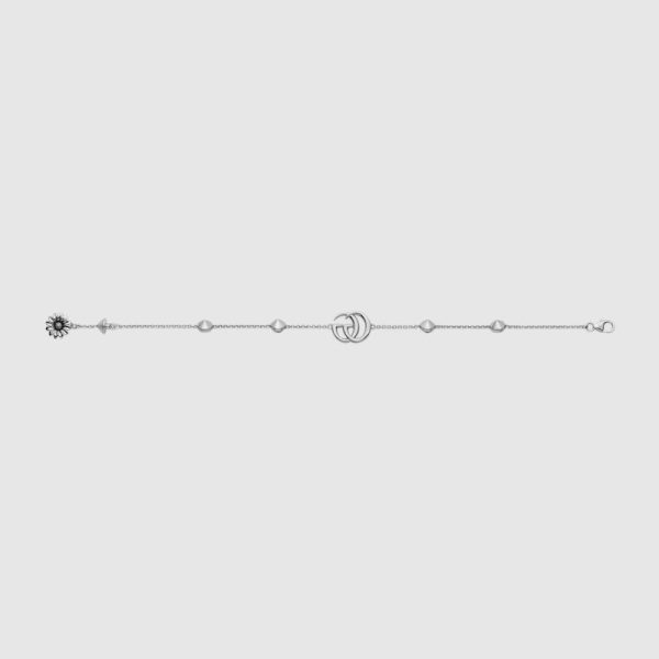 GUCCI DOUBLE G MOTHER OF PEARL BRACELET