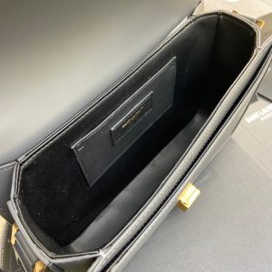 YSL Solferino Medium Satchel In Box Leather