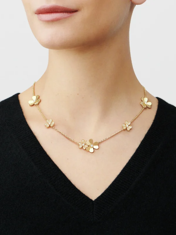 Van Cleef & Arpels Frivole necklace, 9 flowers