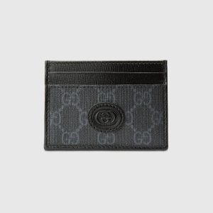 GUCCI CARD CASE WITH INTERLOCKING G