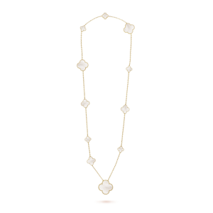 Van Cleef & Arpels Magic Alhambra long necklace, 11 motifs