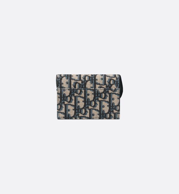 DIOR Saddle Bloom Card Holder