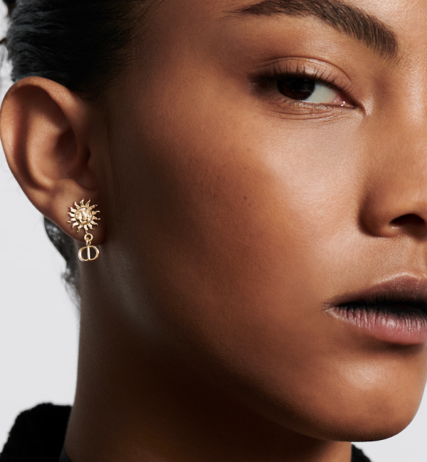 DIOR Toile de Jouy Soleil Earrings