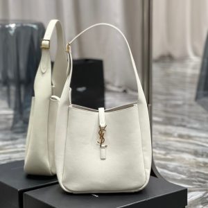 YSL LE 5 À 7 SOFT SMALL HOBO BAG IN SMOOTH LEATHER