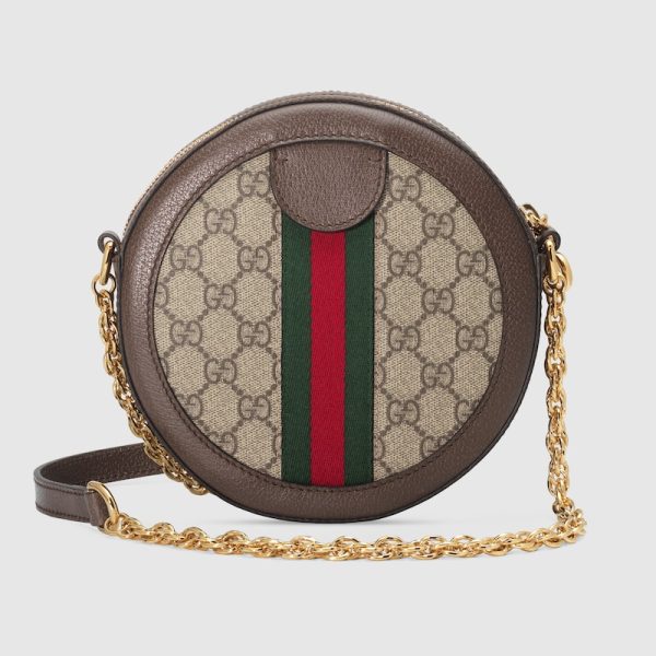 GUCCI OPHIDIA  MINI ROUND SHOULDER BAG
