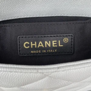 Chanel Mini Flap Bag With Top Handle Gold Hardware White For Women, Women's Handbags, Shoulder Bags 7.9in/20cm AS2431