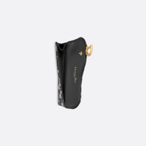 DIOR Saddle Cosmos Zipped Card Holder