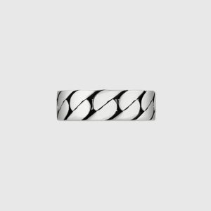 GUCCI WIDE INTERLOCKING RING