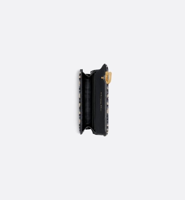 DIOR Saddle Bloom Card Holder