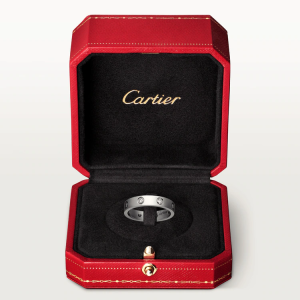 CARTIER LOVE WEDDING BAND, 8 DIAMONDS