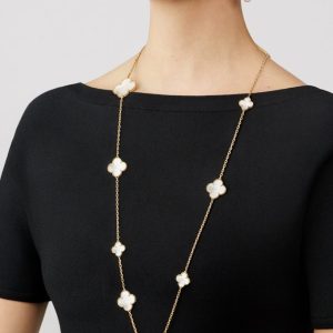 Van Cleef & Arpels Magic Alhambra long necklace, 11 motifs