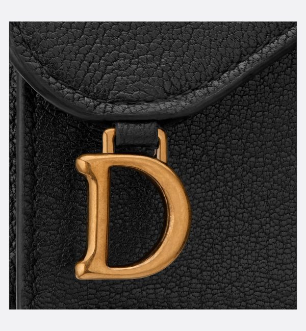 DIOR Saddle Bloom Card Holder