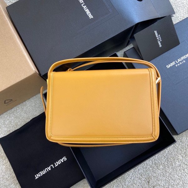 YSL Solferino Medium Satchel In Box Leather