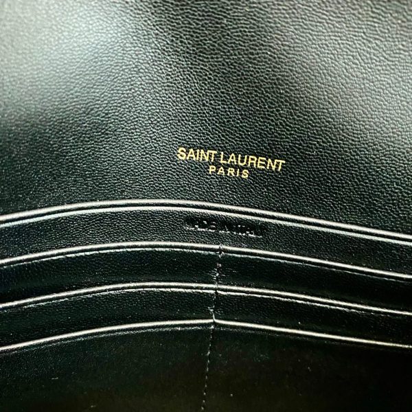 YSL Cassandre Envelope Chain Wallet In Smooth Leather