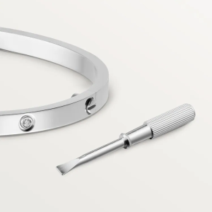 CARTIER LOVE BRACELET, SMALL MODEL, 10 DIAMONDS