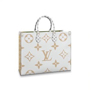 Louis Vuitton M44571 Giant Monogram Khaki Green Onthego GM